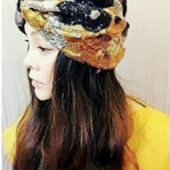 Accessories - Sequins Turban Hat